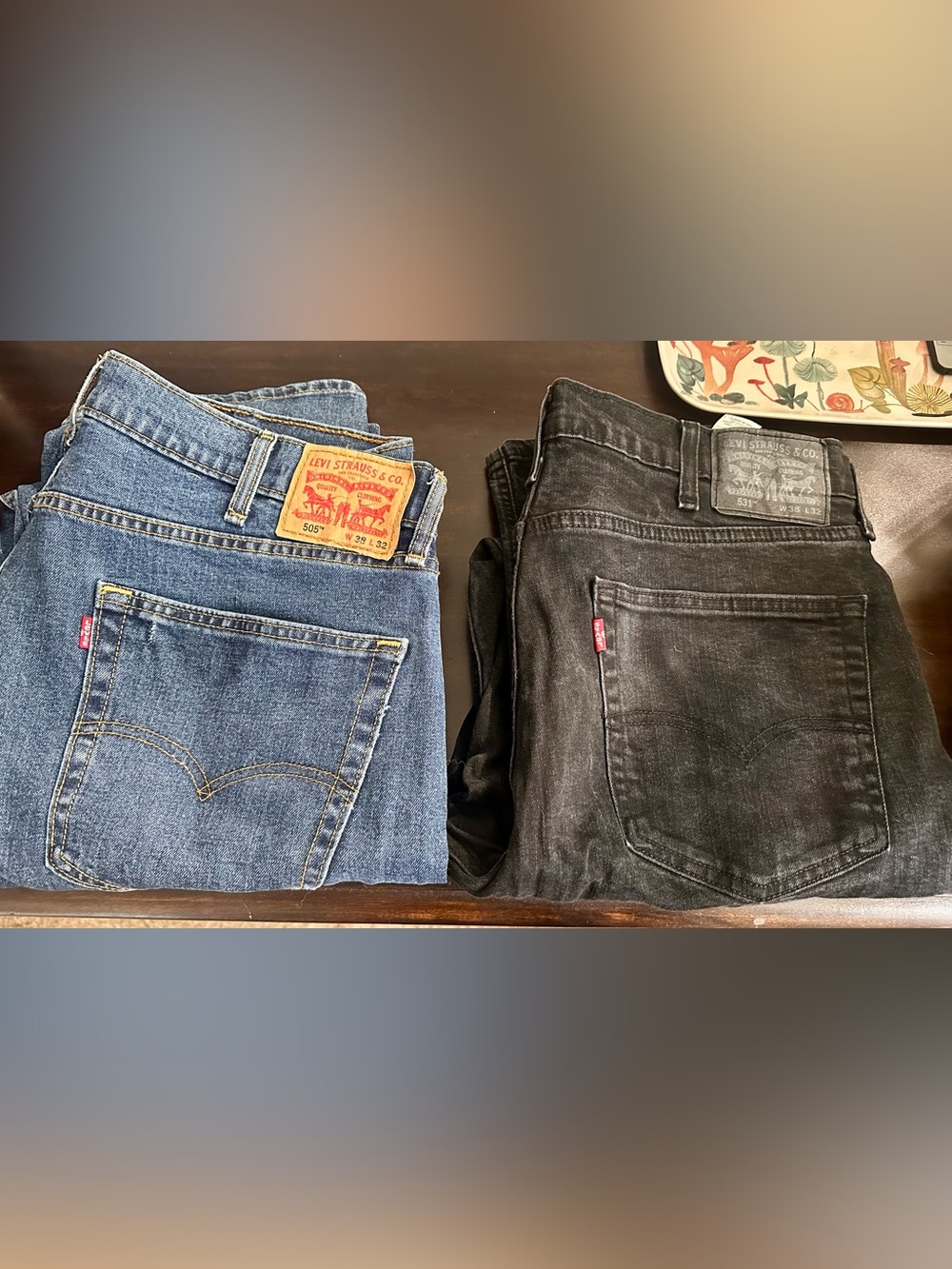 Levi's Men's Jeans 38x32 - Blue and Black Styles